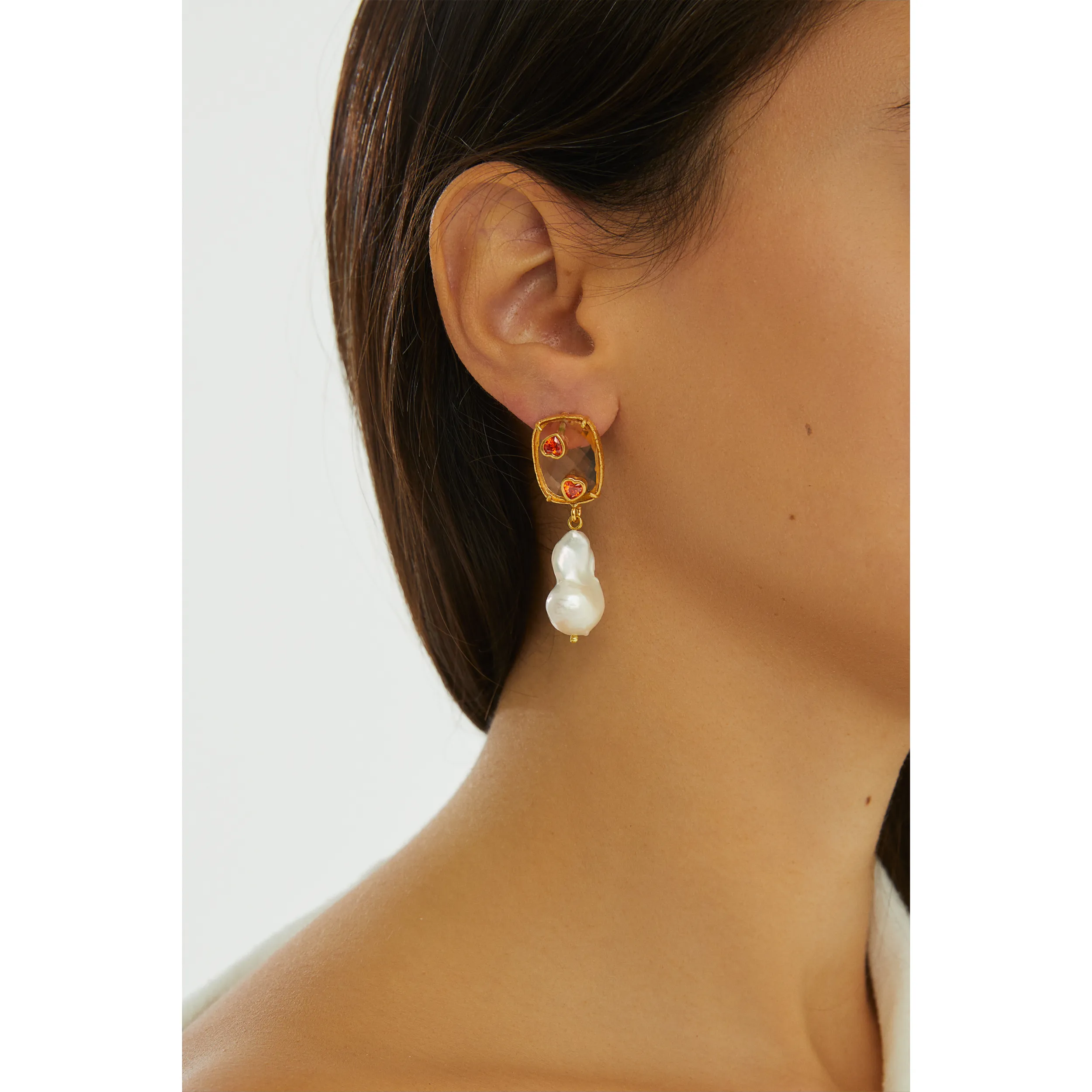 Antheia Earrings - Orange