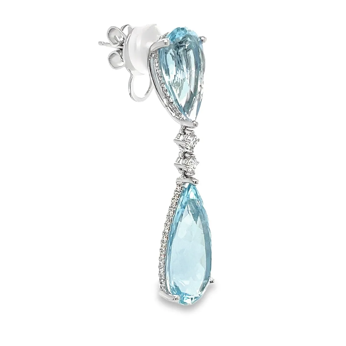 Aquamarine Drop Earrings