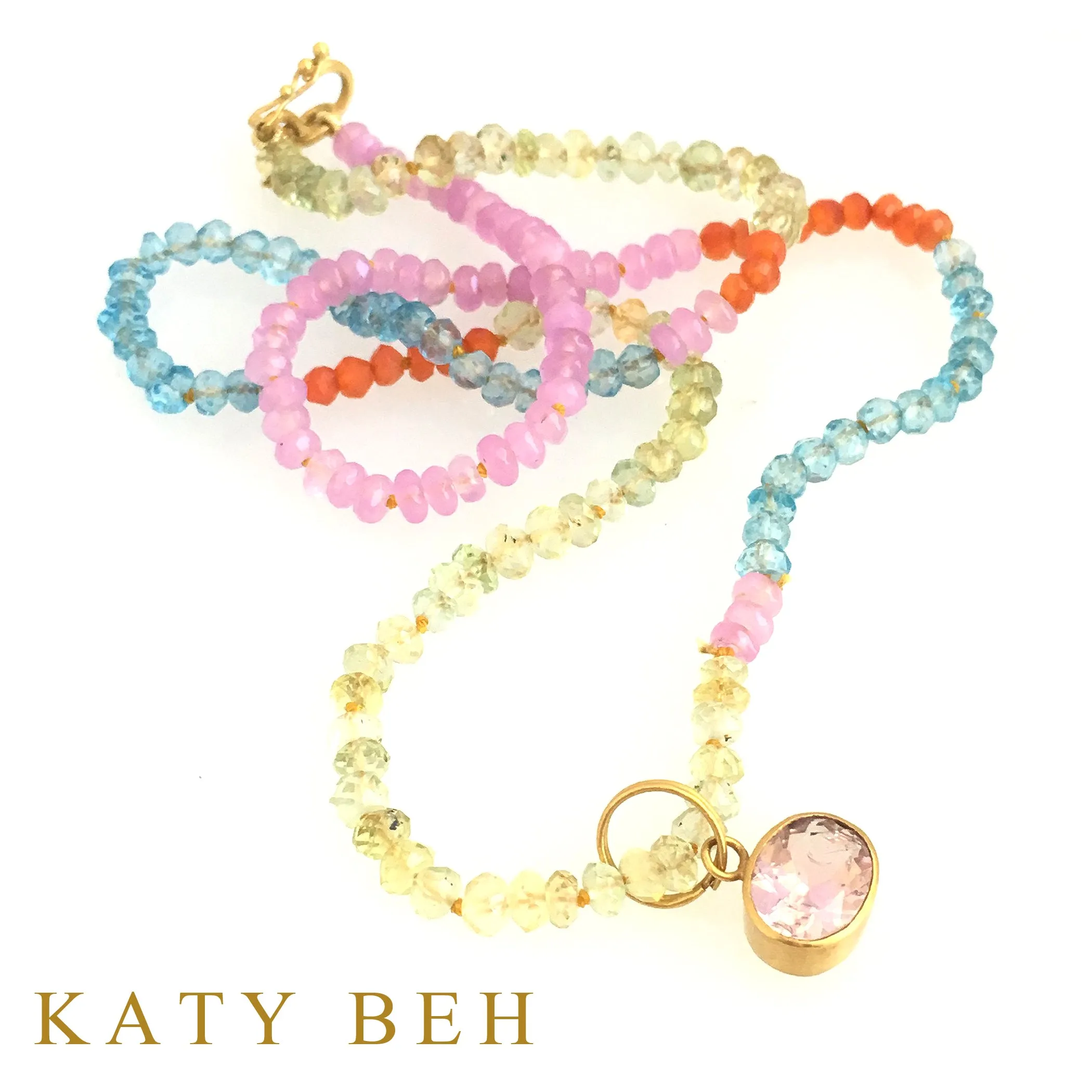 Charlotte Multi Gemstone Necklace