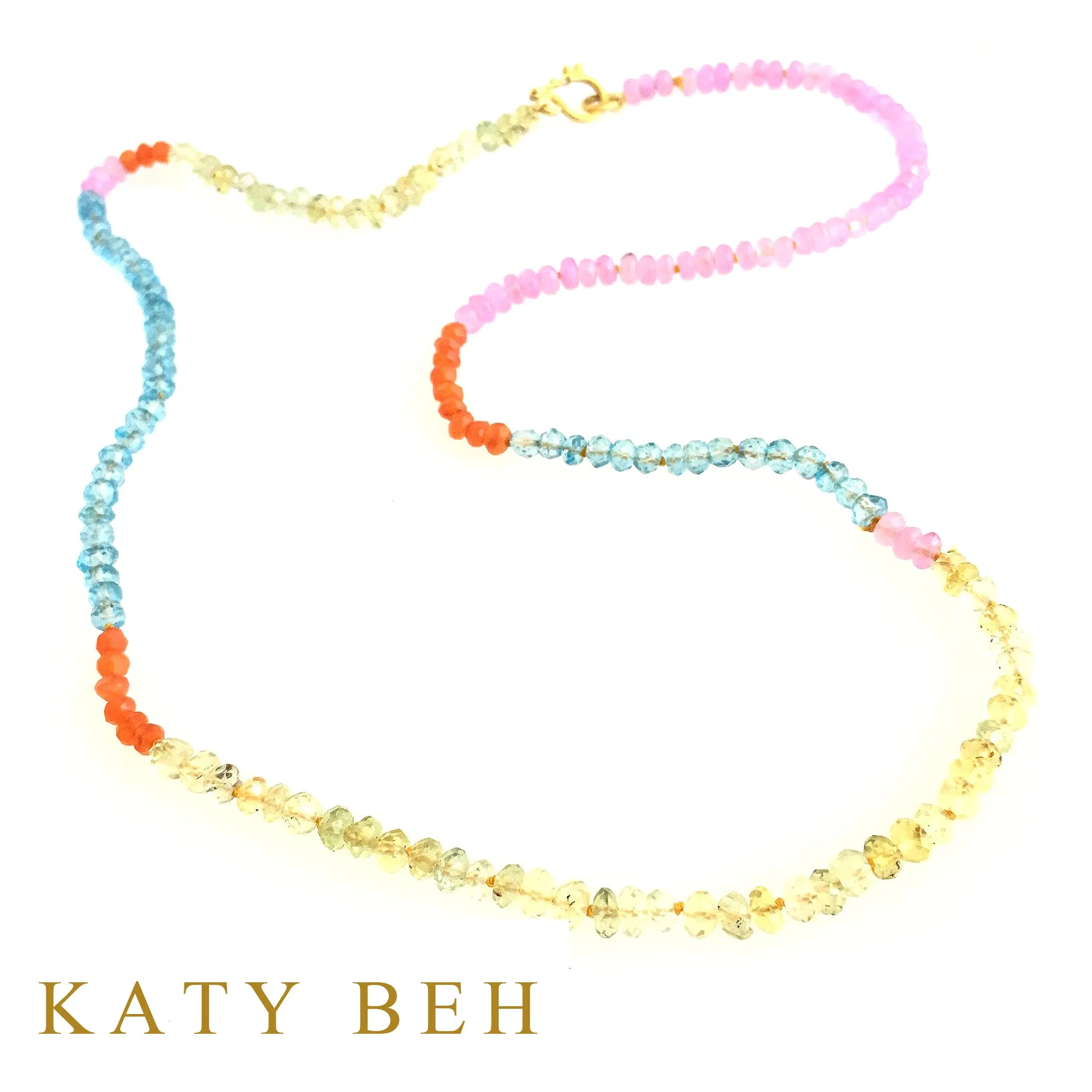 Charlotte Multi Gemstone Necklace