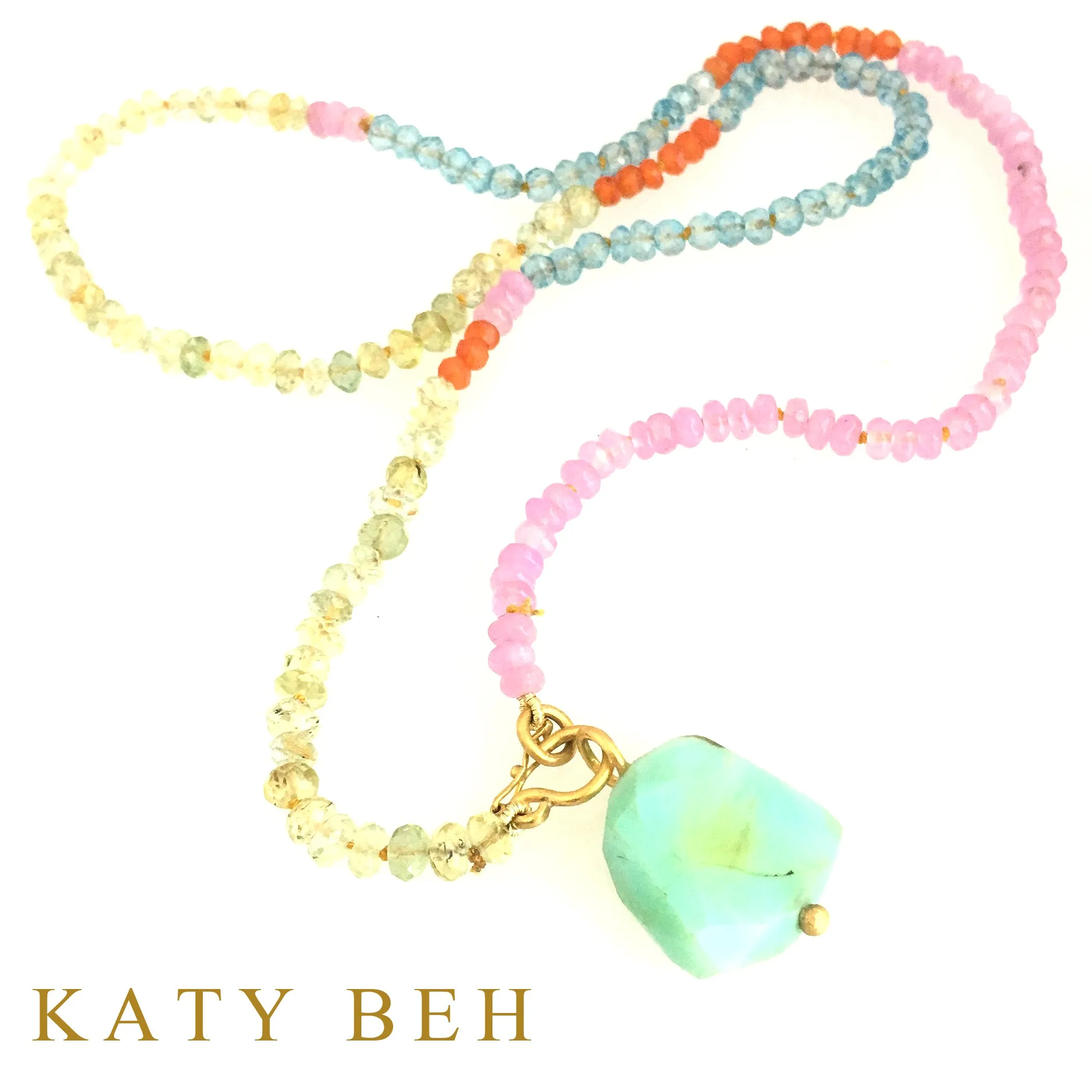 Charlotte Multi Gemstone Necklace