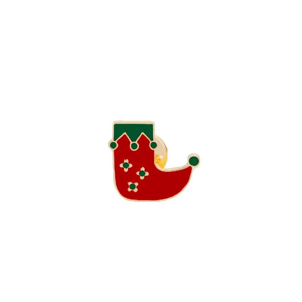 Christmas Series Metal Brooch Pins
