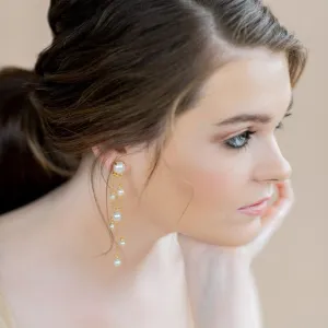 GLENN Pearl Drop Bridal Earrings