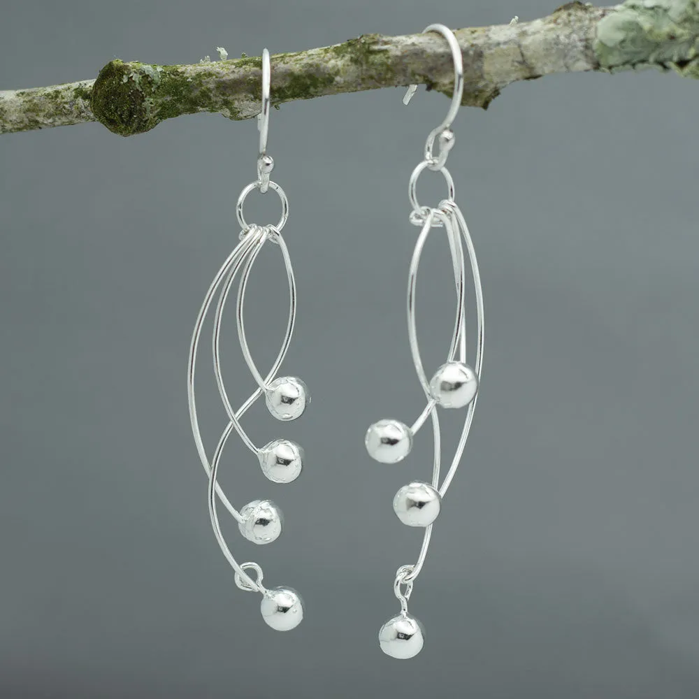 Áine – Grace Silver Earrings Dangle