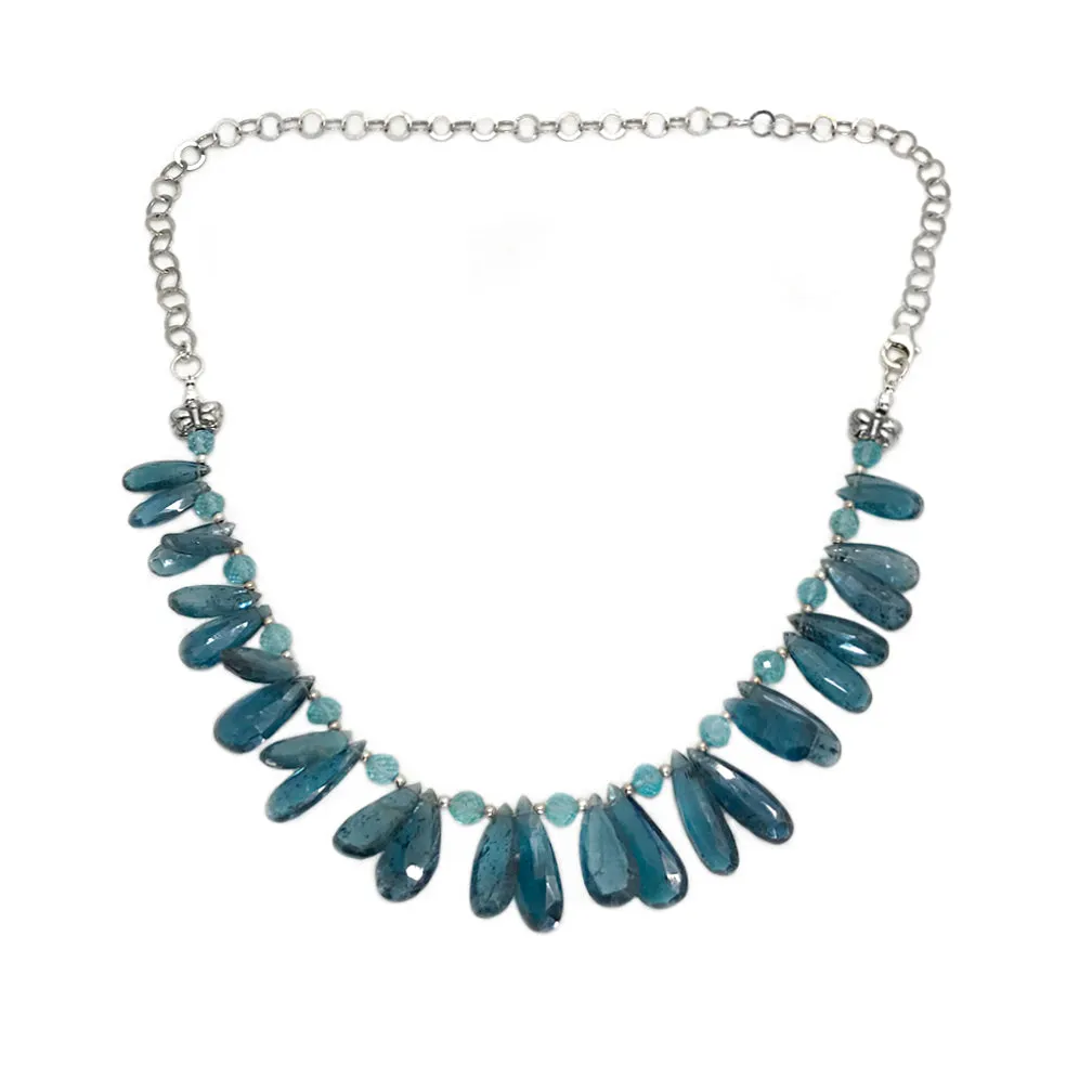 Kyanite and Sterling Necklace