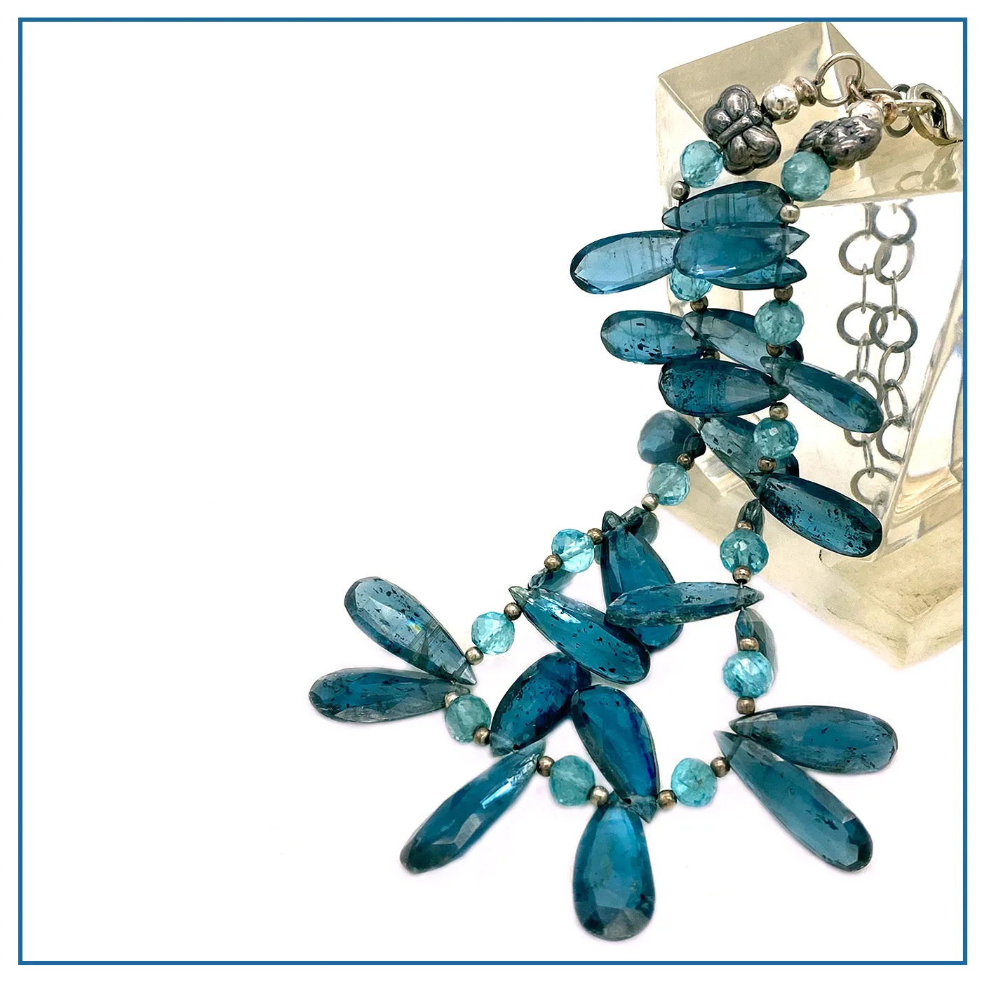 Kyanite and Sterling Necklace