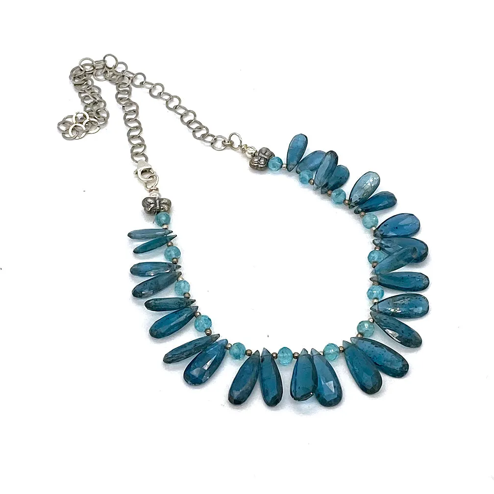 Kyanite and Sterling Necklace