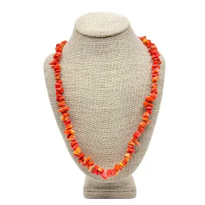 Long Broken Coral Bead