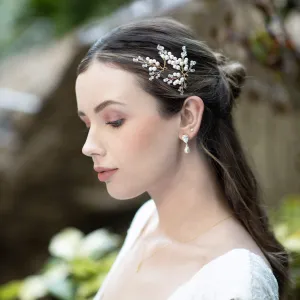 Mairéad, Pearl & Crystal Hair Pin Set