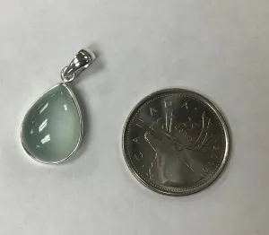 Teardrop Aquamarine Pendant