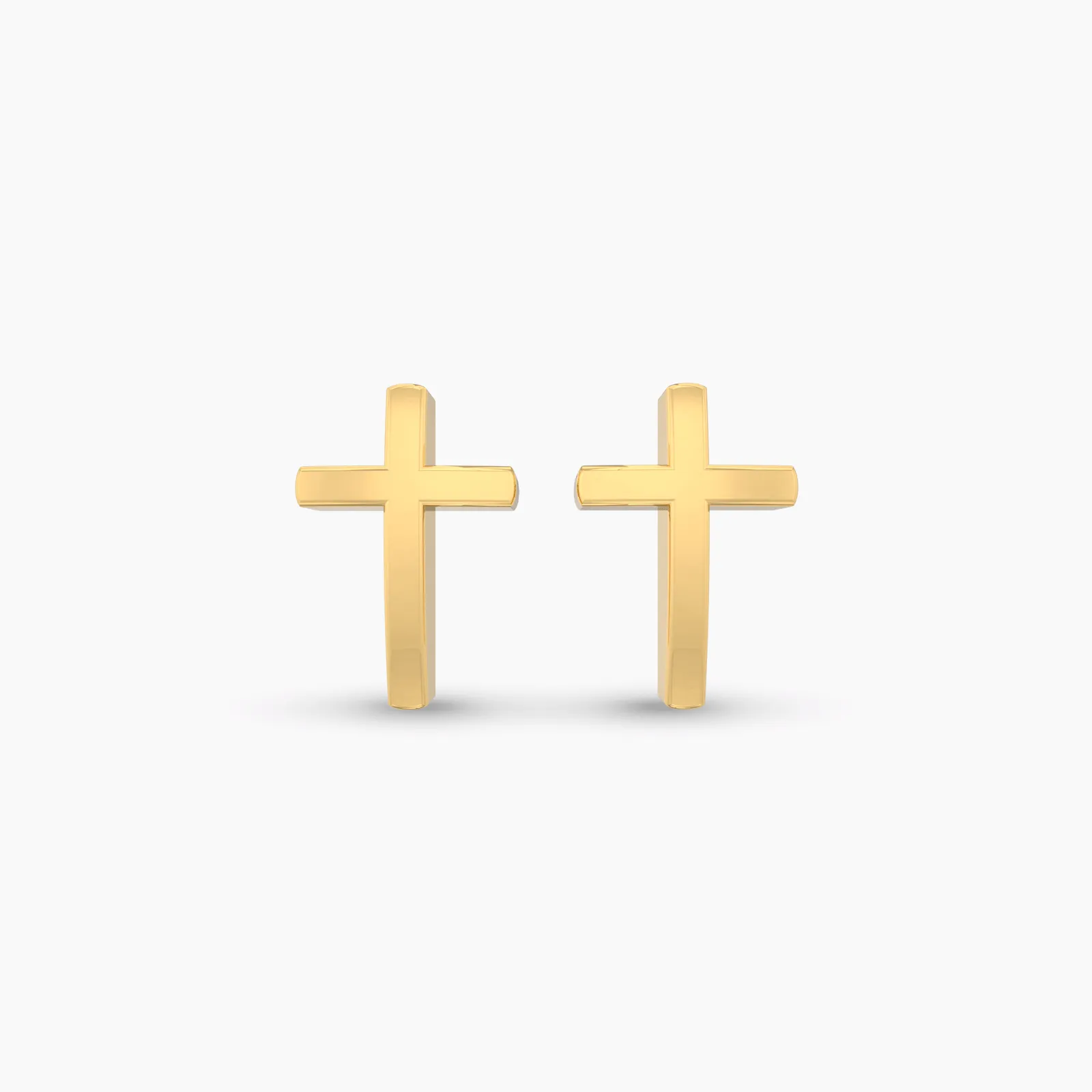 VAIRAM Golden Holy Cross Earstud