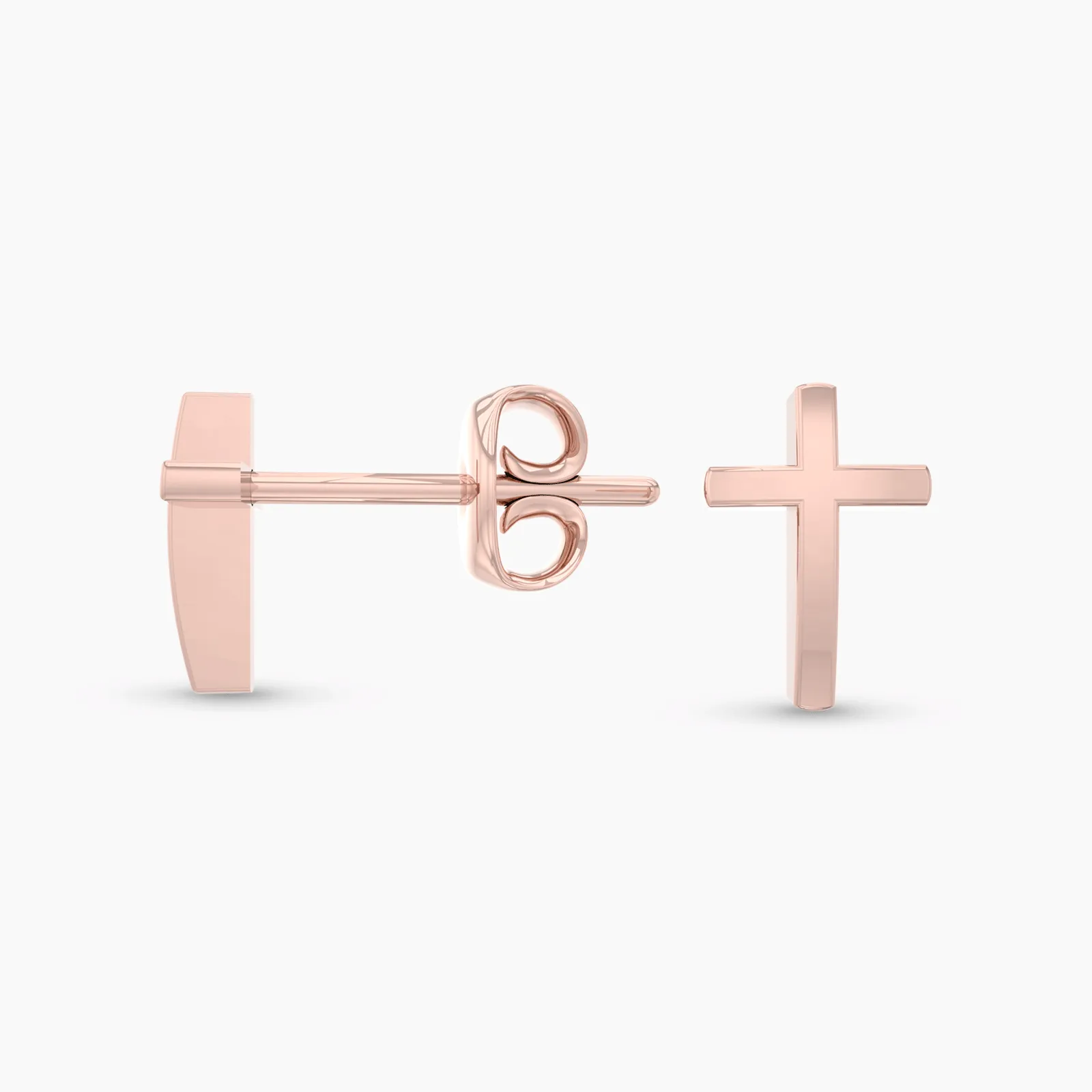 VAIRAM Golden Holy Cross Earstud