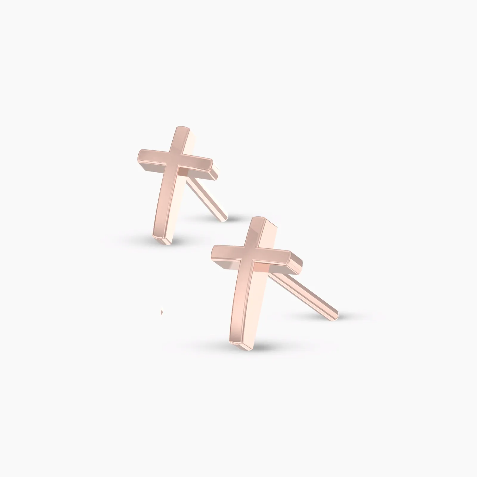 VAIRAM Golden Holy Cross Earstud
